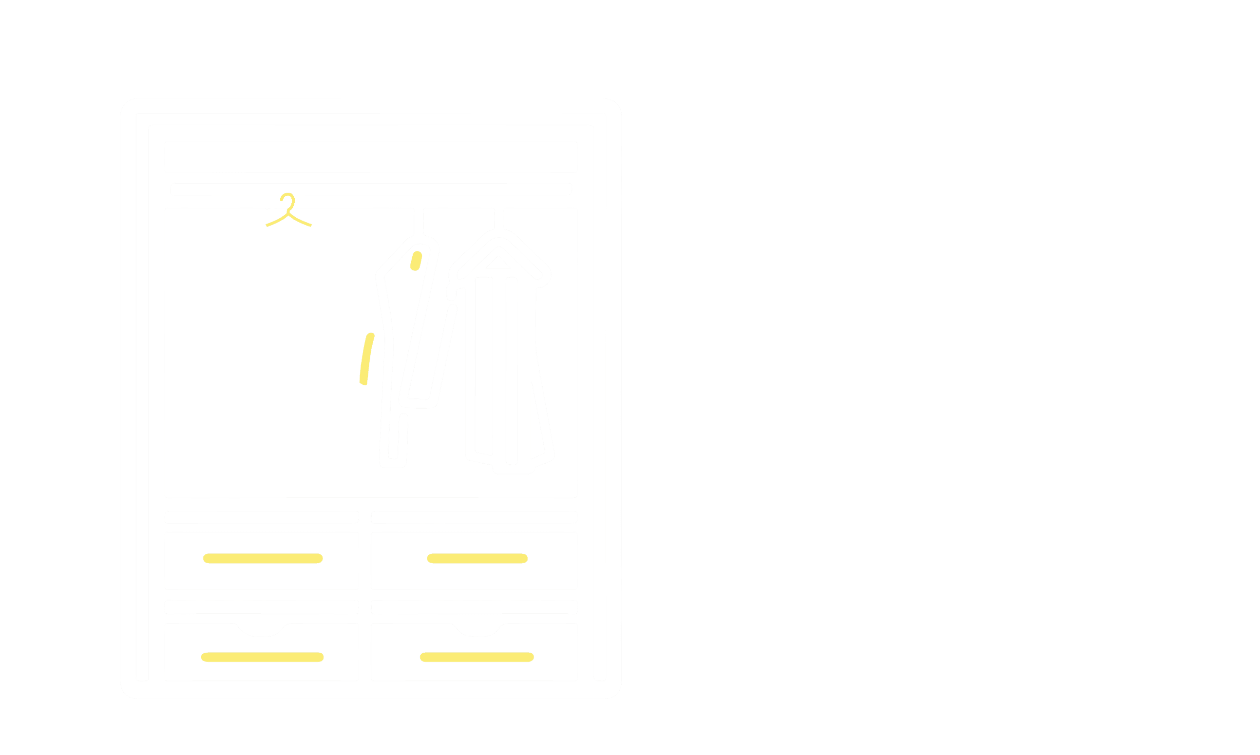 A wardrobe of golf kit