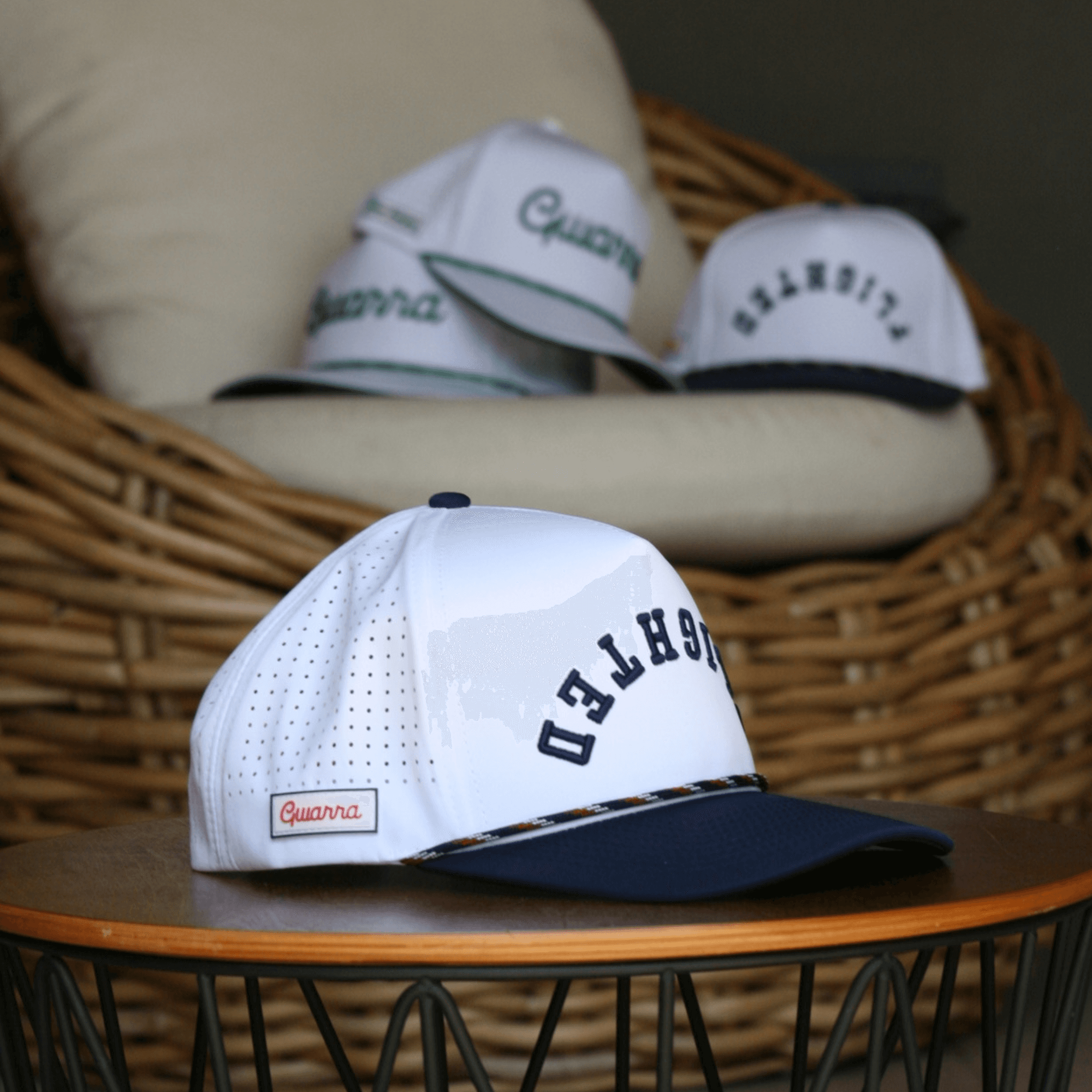 Flighted Cap — On the course 1