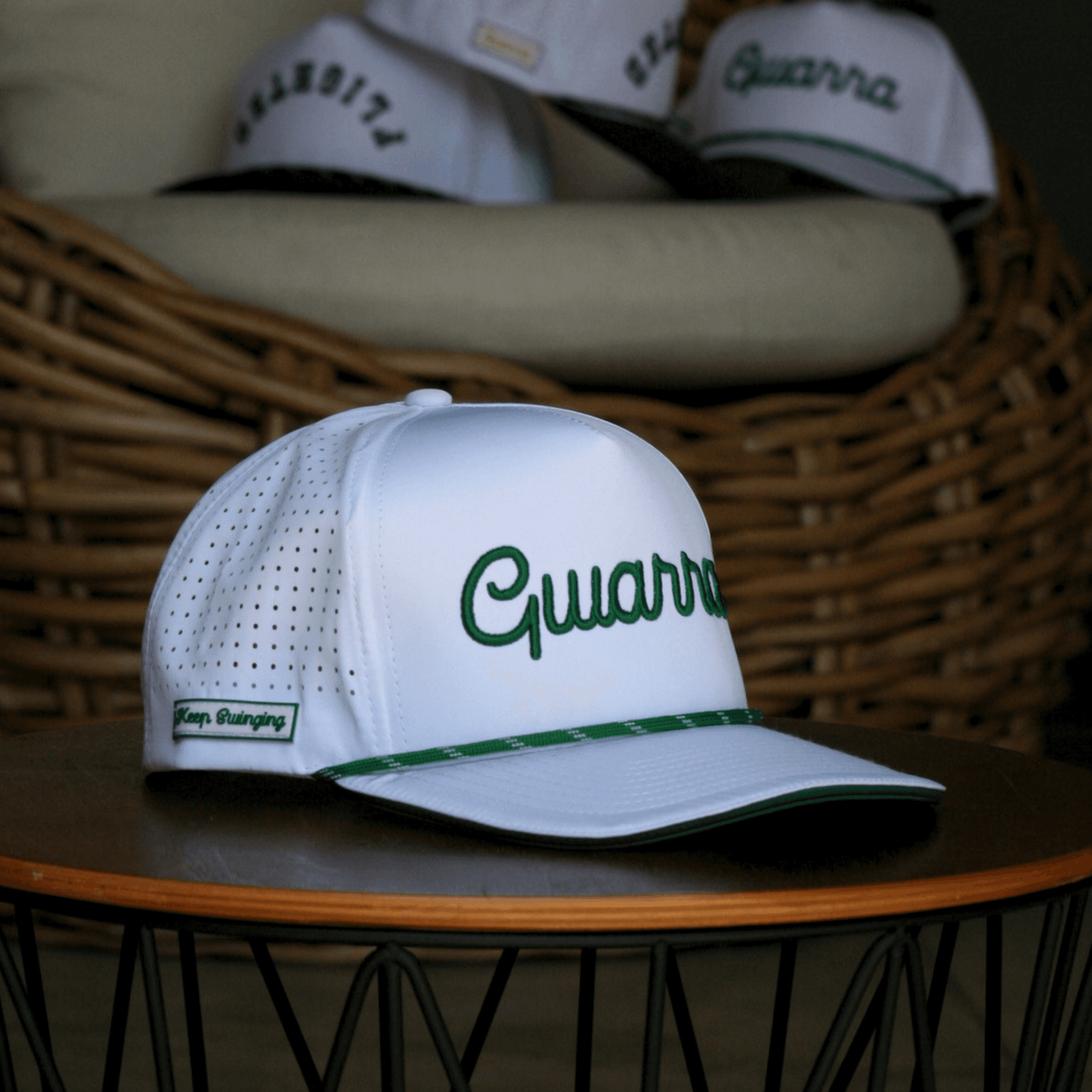 Pinned Cap — On the course 1