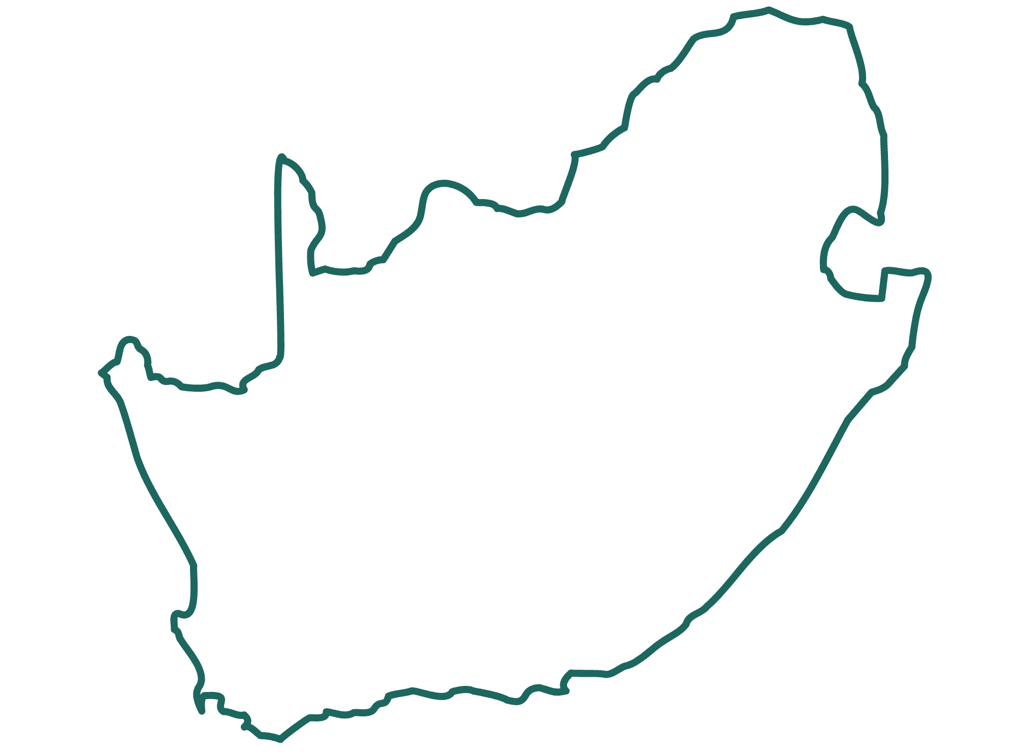 Map of South Africa