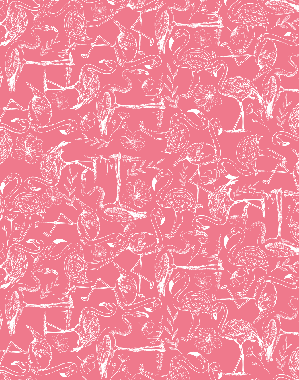 The custom artwork — A flamingo Big Bird