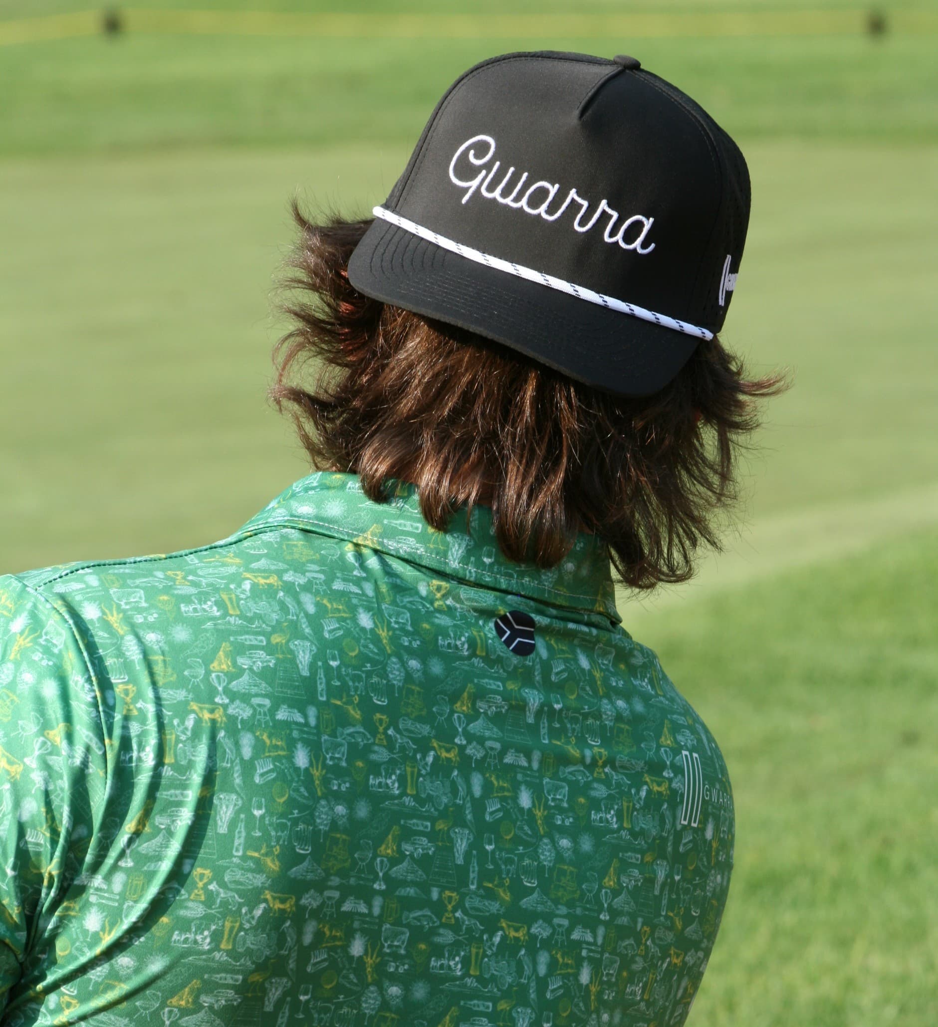 OG Gwarra Rope Cap · Black — On the course 1